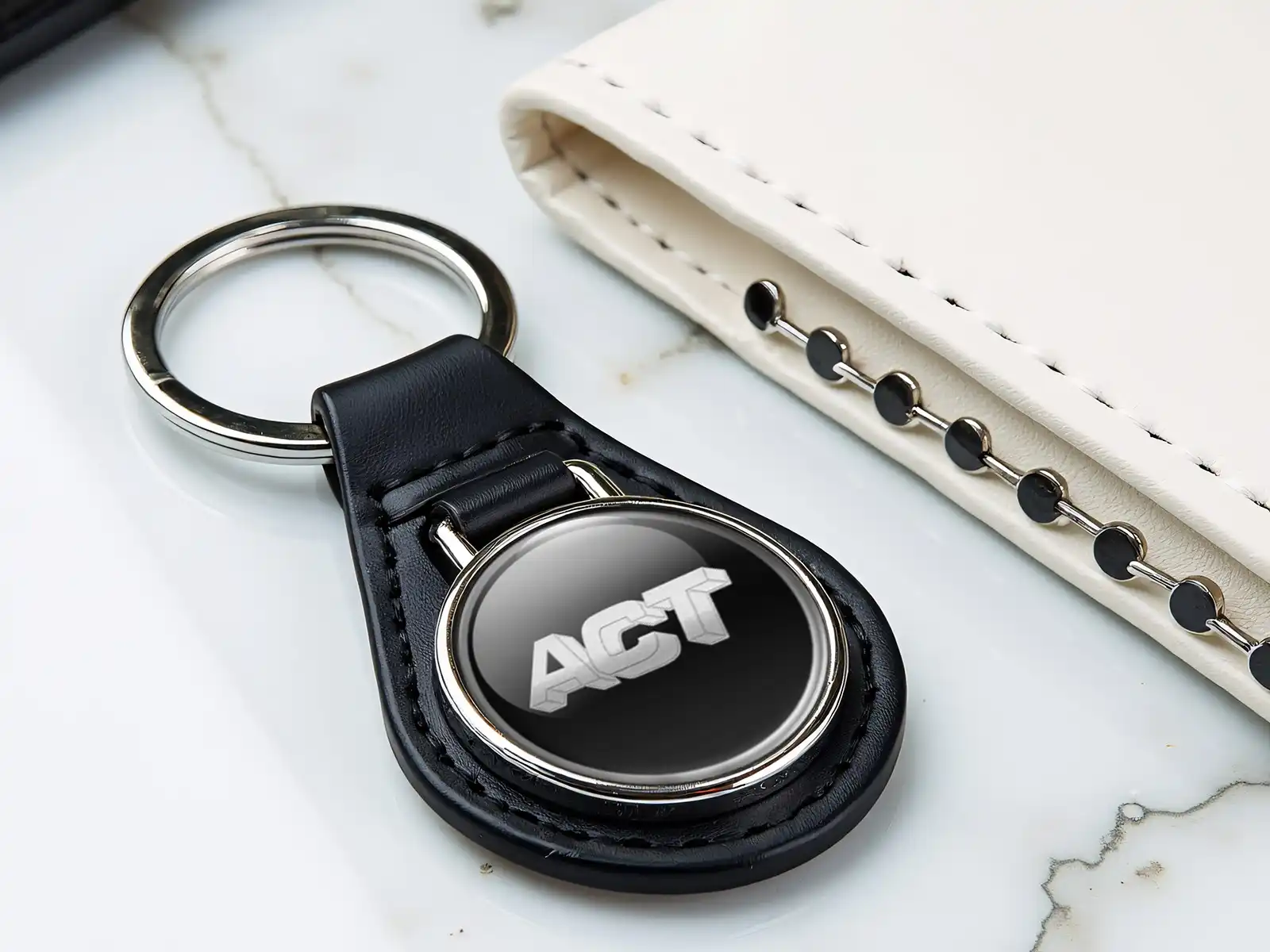 ACT Leatherette Keychain High-End Customizable Style